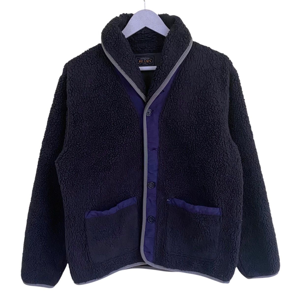 Beams Plus × Japanese Brand × Tornado Mart 💥BEAMS JAPAN BOA FLEECE SHAWL COLLAR JACKET Size US M / EU 48-50 / 2 - 1 Thumbnail