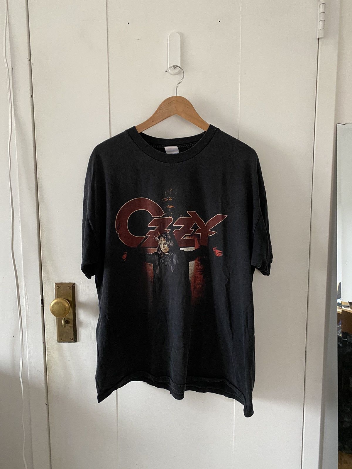 Vintage OZZY OZBORNE BLACK RAIN TOUR TEE Size US XL / EU 56 / 4 - 2 Thumbnail