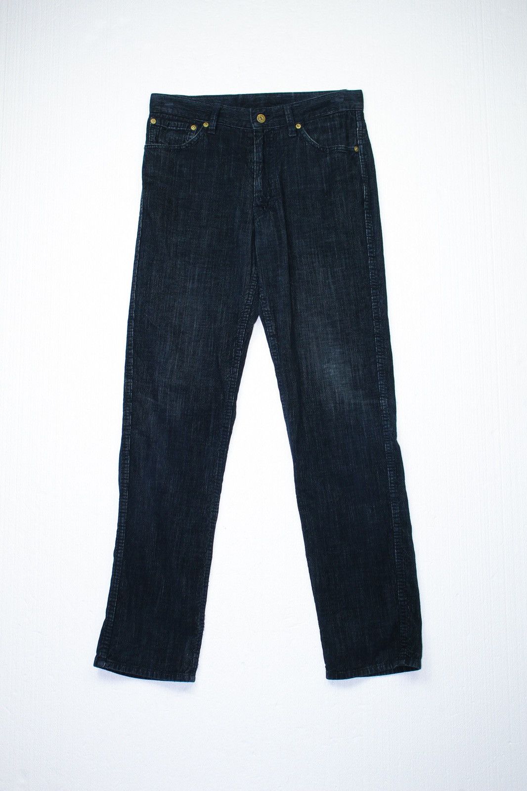 image of Visvim Fluxus 03 Cords (Dk Indigo) in Blue, Men's (Size 30)