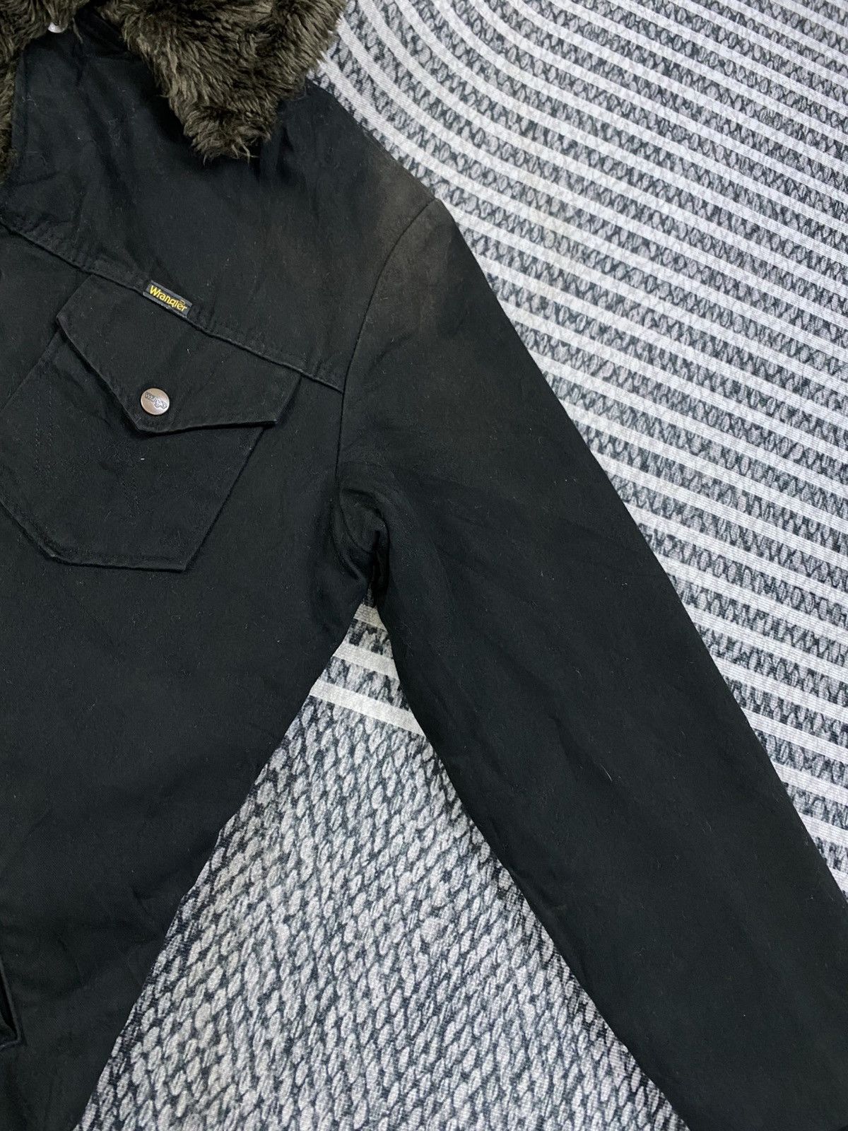 Wrangler Vintage Wrangler Faded Sherpa Fur Lined Ranch Button Coat Size US M / EU 48-50 / 2 - 11 Thumbnail