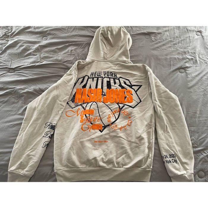 Nas Rare NY Knicks x Nas Hoodie MSG One Night Only, Size Large | Grailed