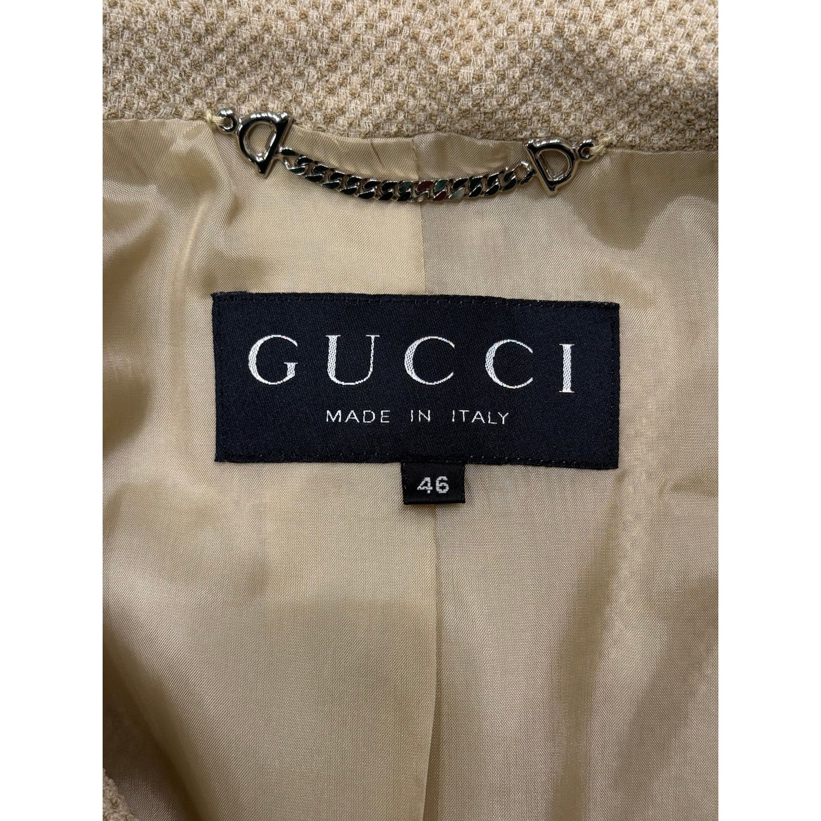 Gucci 1995 Gucci by Tom Ford linen coat Size L / US 10 / IT 46 - 8 Thumbnail