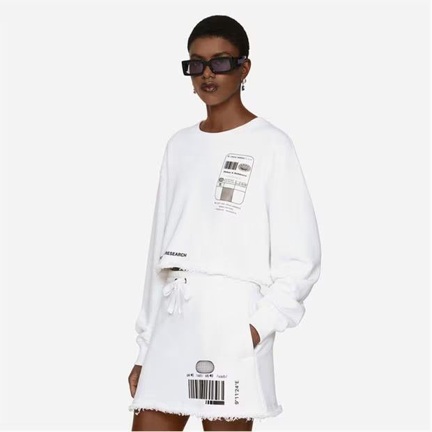 Dolce & Gabbana o1g2r1mq1024 Long Sleeved Round Neck Sweatshirt in White Size M / US 6-8 / IT 42-44 - 2 Thumbnail