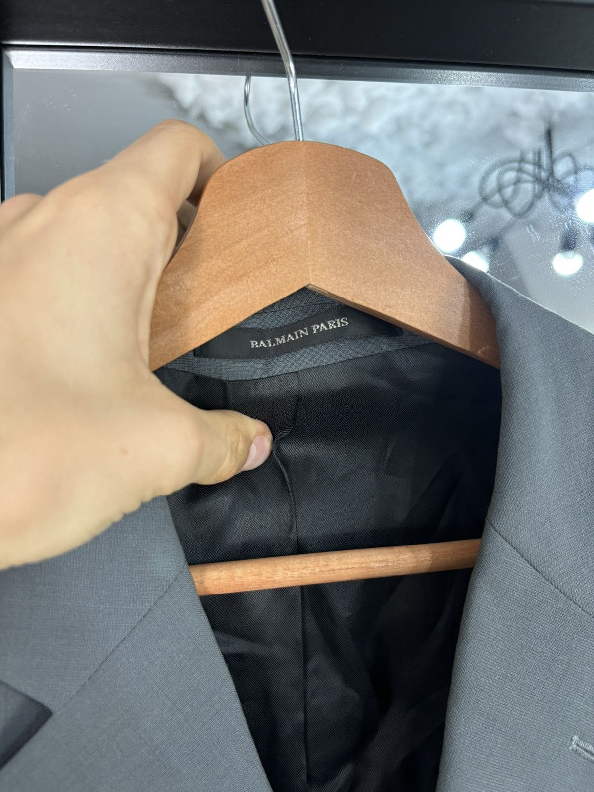 Balmain Luxury Designer Balmain Paris Blazer Jacket Elegant Size 40R - 9 Thumbnail