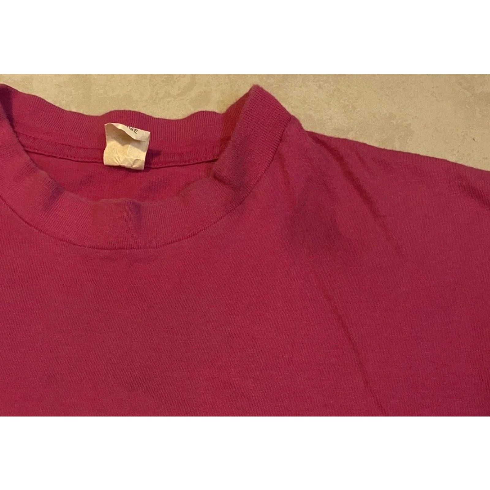 DANCER VINTAGE Harlem New York Faded Shirt L Pink 90s 80s NYC Hip Hop Grunge Single Stitch T-Shirt Men Size US L / EU 52-54 / 3 - 7 Thumbnail