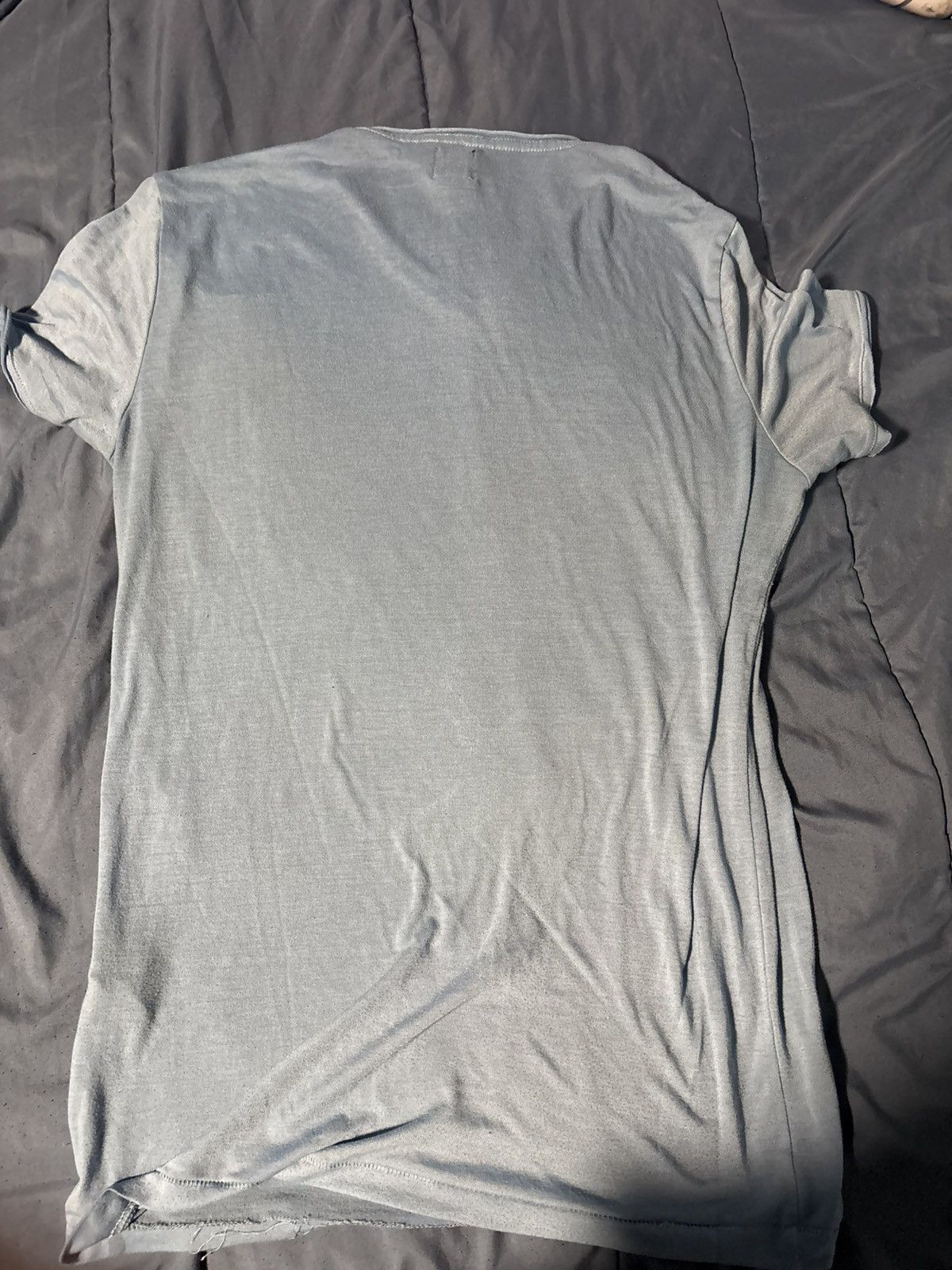 H&M Men's Light Blue V-Neck Short Sleeve T with Chest Pocket Size US L / EU 52-54 / 3 - 7 Thumbnail