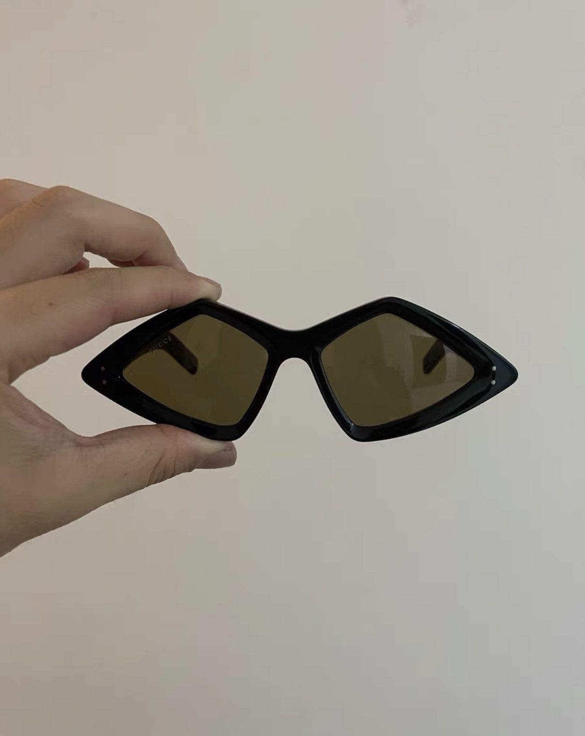 Gucci Gucci 19 Resort Runway Geometric Angular Sunglasses Size ONE SIZE - 1 Thumbnail