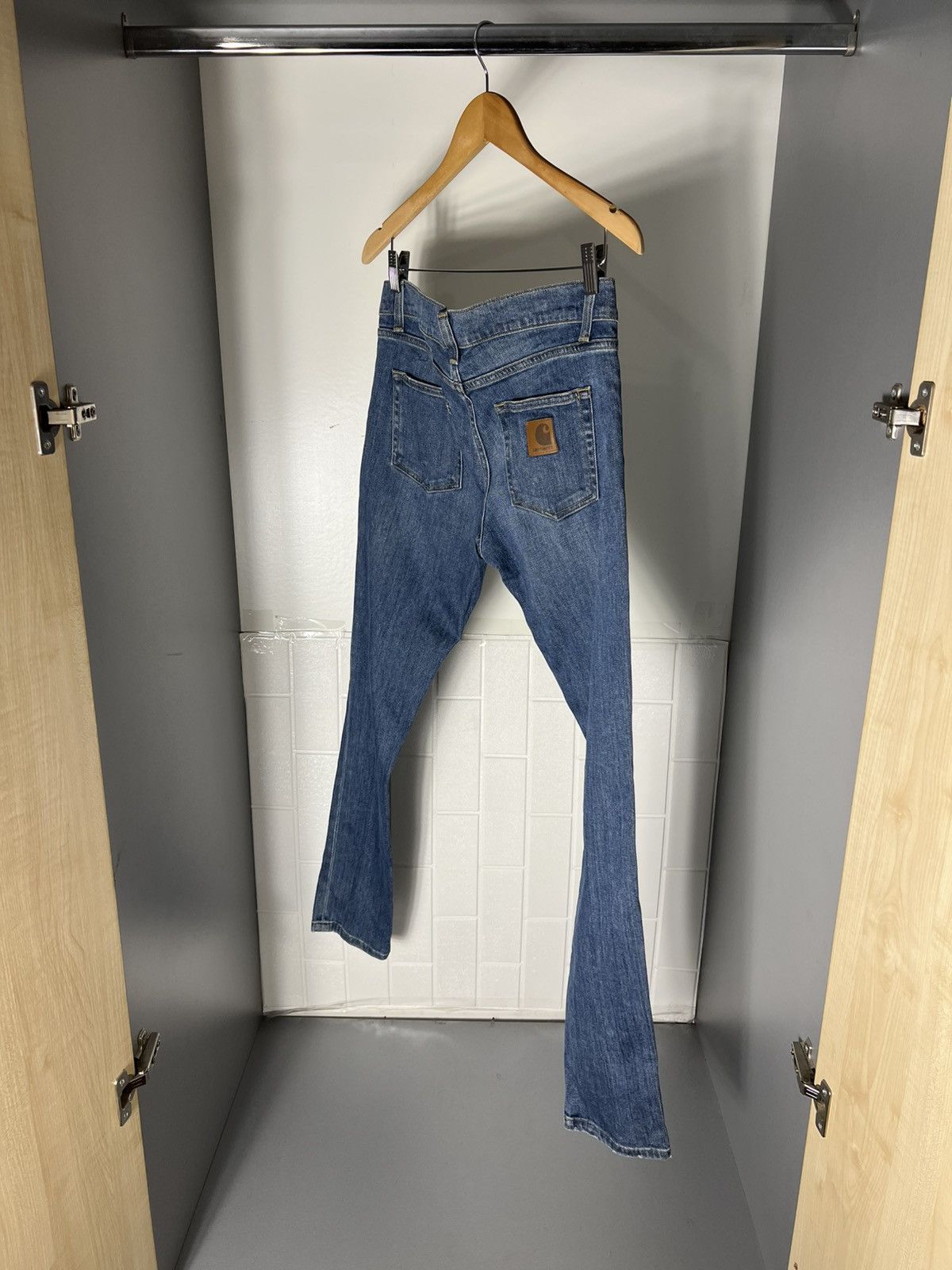 Carhartt VINTAGE CARHARTT WIP REBEL SKINNY DENIM JEANS CASUAL Y2K 90s Size US 30 / EU 46 - 19 Thumbnail