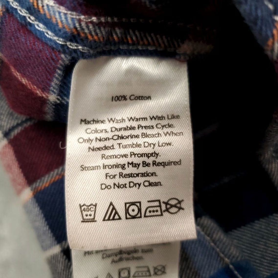 Eddie Bauer Eddie Bauer Shirt Mens M Blue Plaid 100% Cotton Flannel Outdoor Cabin Woods Shirt Size US M / EU 48-50 / 2 - 5 Thumbnail