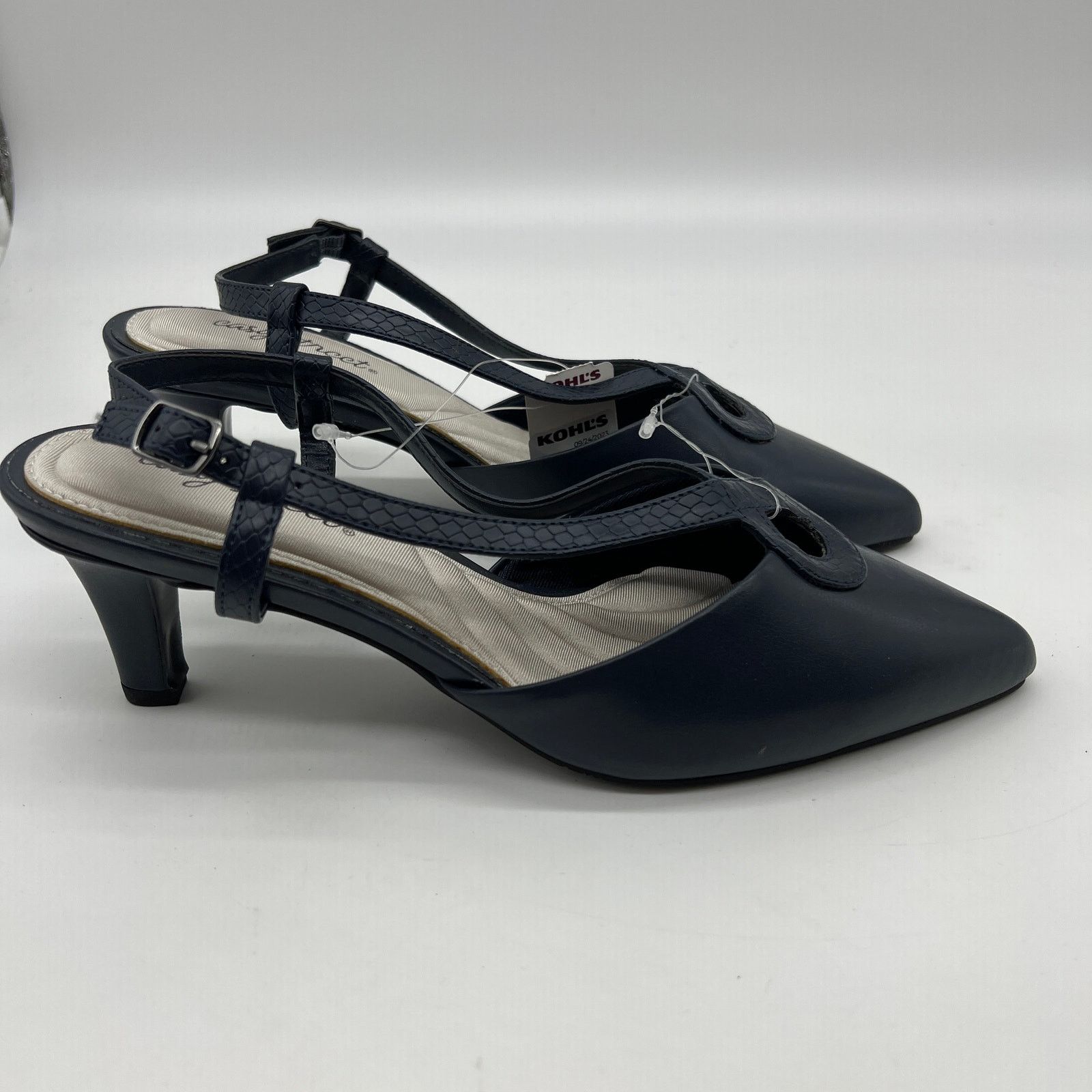 Other Easy Street Women's Finesse Pump Size 8.5 Blue Navy Size US 8.5 / IT 38.5 - 2 Thumbnail