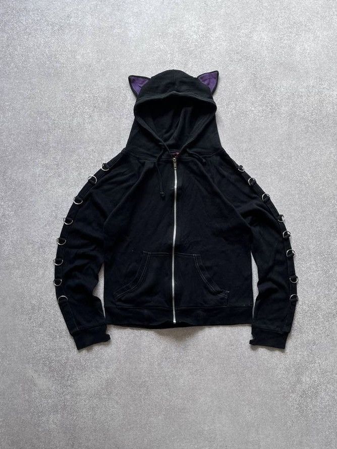 Japanese Brand Vintage Avantgarde Opium Alyx Style Boxy Hoodie Y2K L Size US L / EU 52-54 / 3 - 1 Thumbnail