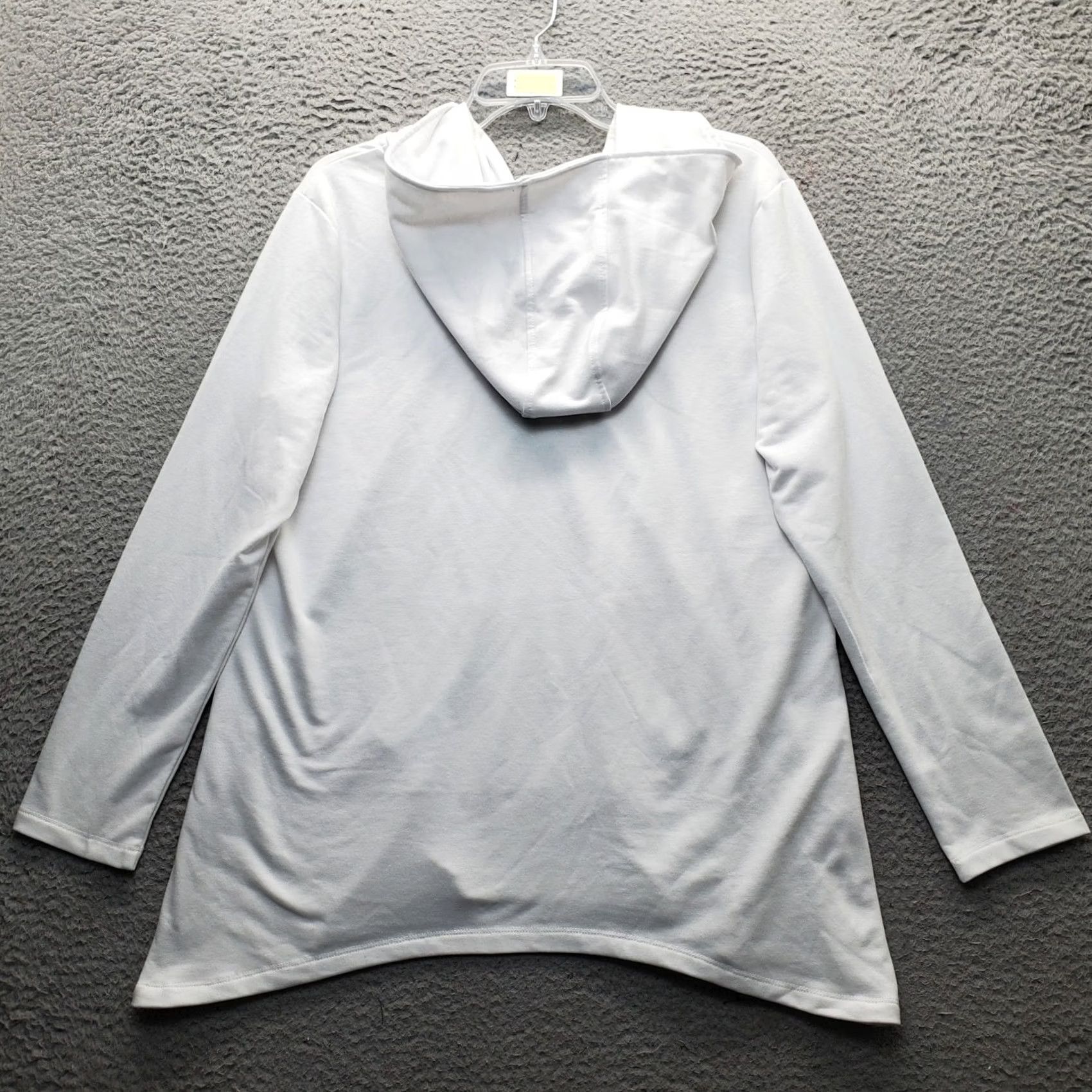 KangaROOS Back in the Saddle Hoodie Womens L White Long Sleeve Stretch Kangaroo Pockets Size L / US 10 / IT 46 - 2 Thumbnail