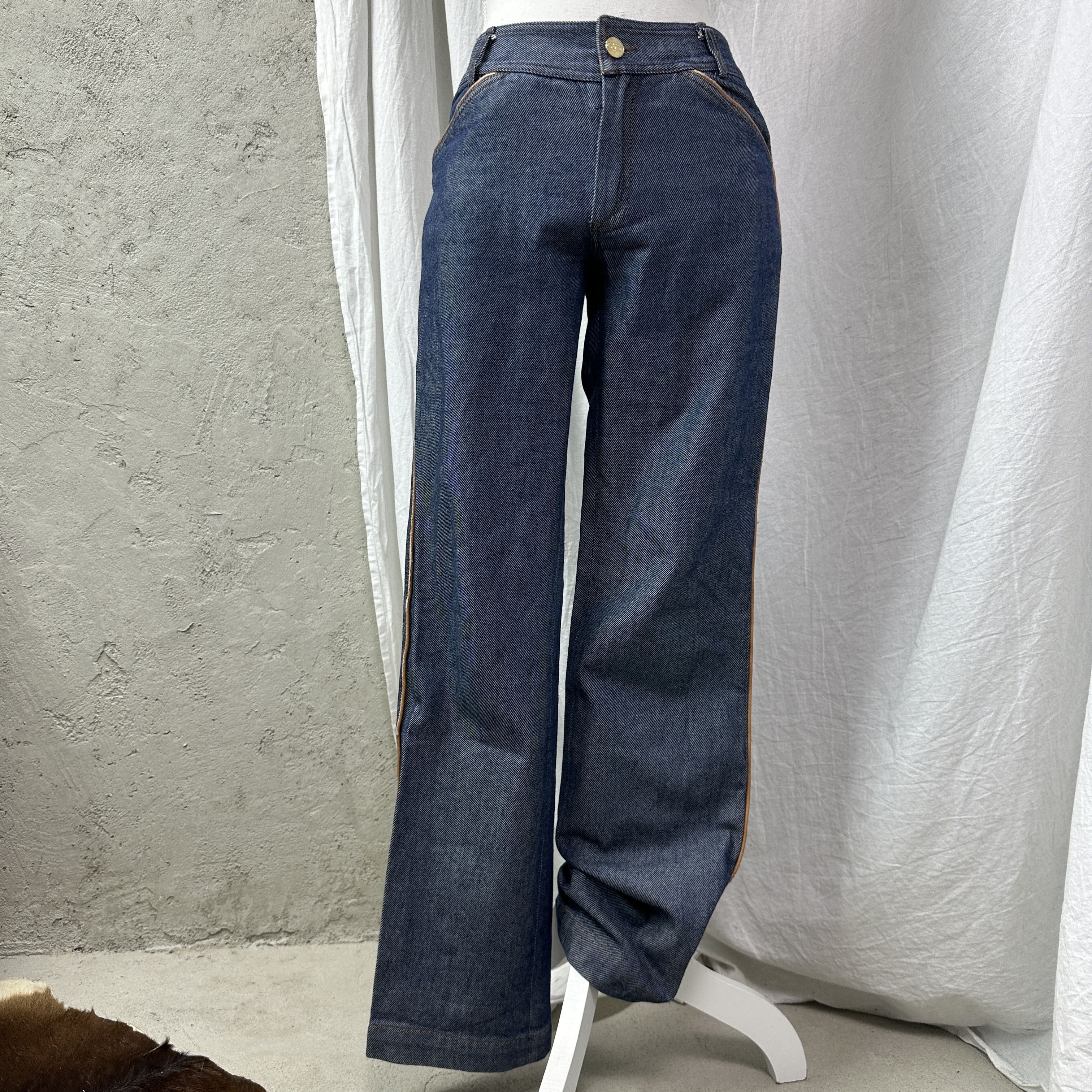 Dolce & Gabbana Vintage Denim Old Money Preppy Dolce&Gabbana Jeans Y2K Size 25" / US 0 / IT 36 - 7 Thumbnail