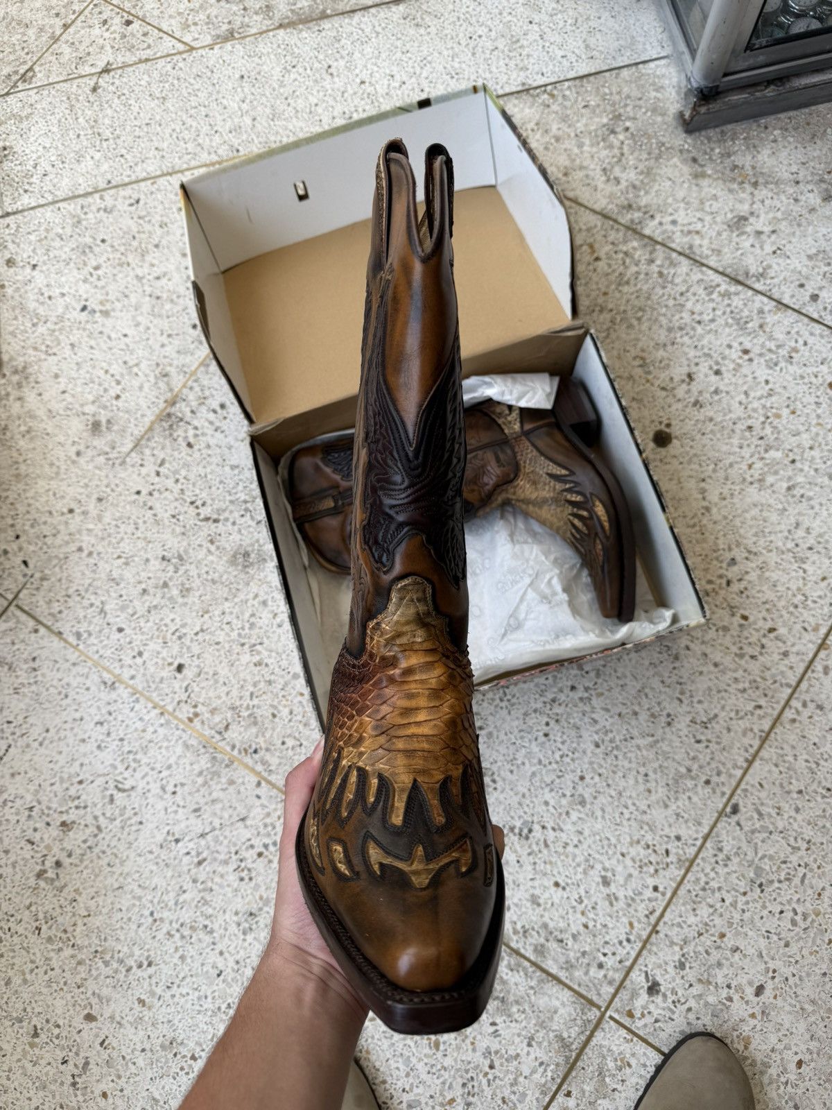 Sancho Boots SANCHO COWBOY REAL LEATHER BOOTS Size US 9 / EU 42 - 4 Thumbnail