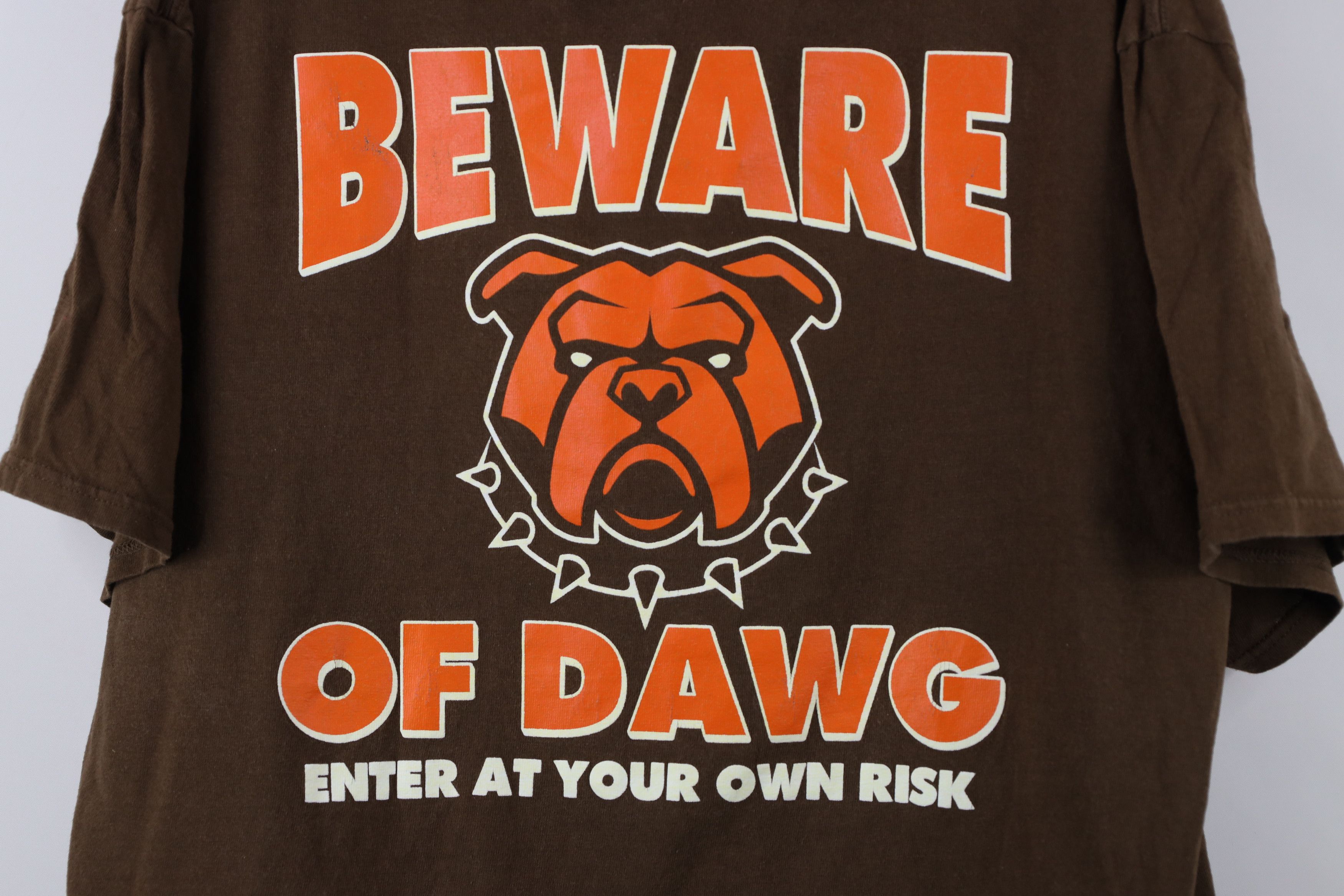 Vintage Vintage 90s Y2K of Dawg Cleveland Browns Football T-Shirt Size US XL / EU 56 / 4 - 4 Thumbnail