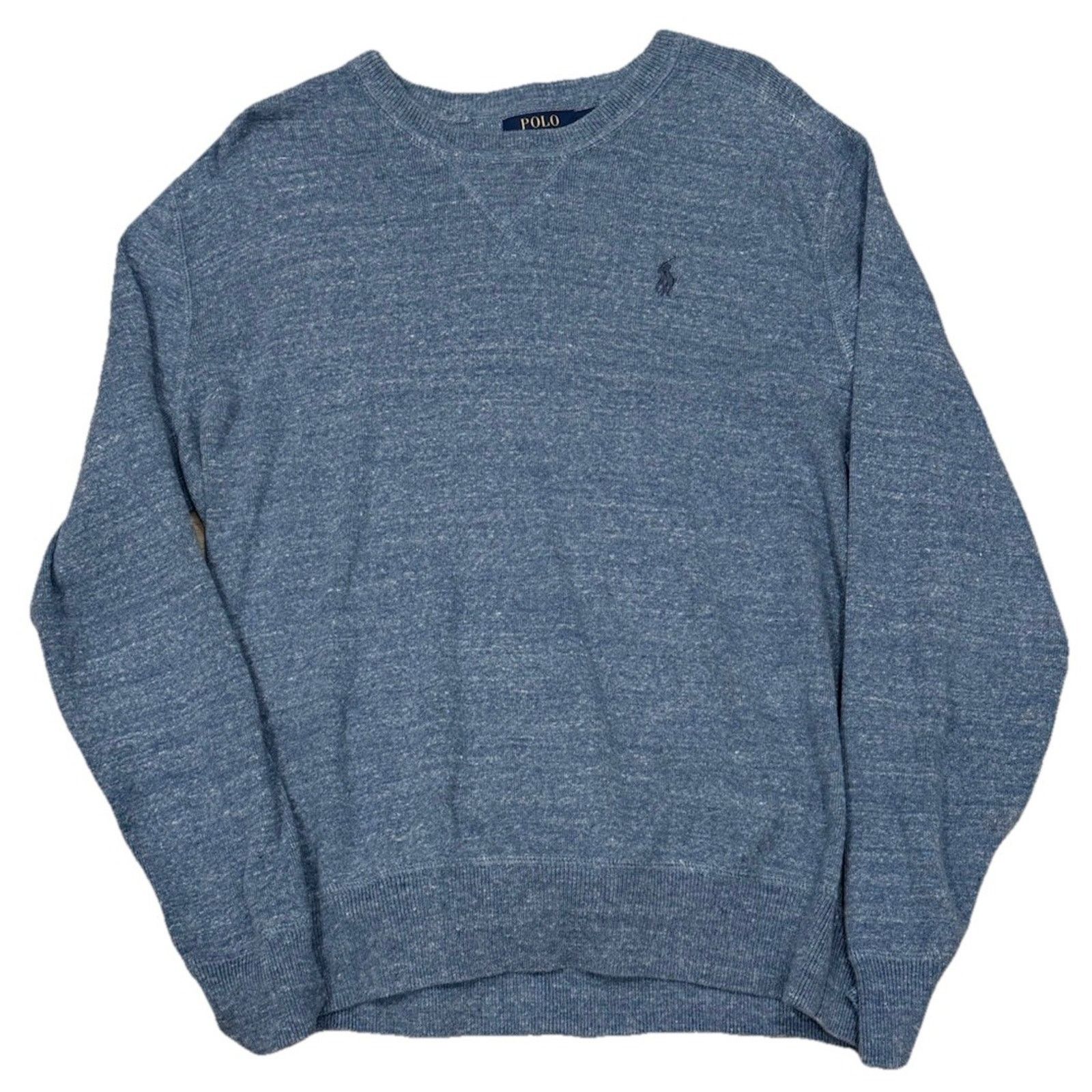 Polo Ralph Lauren Polo Ralph Lauren Sweater Blue Crewneck Pullover Cotton Logo Size US M / EU 48-50 / 2 - 1 Thumbnail