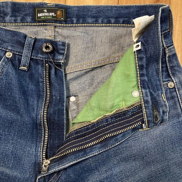 Bape BAPE CAMO Denim Pants a bathing ape NIGO ★size S Size US 30 / EU 46 - 6 Thumbnail