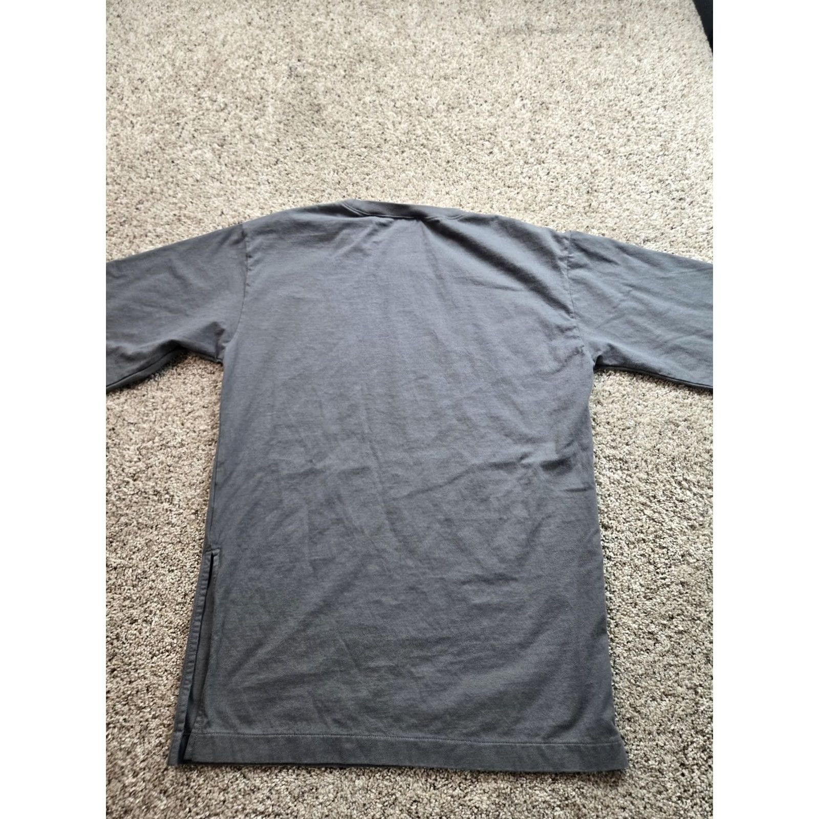 Uniqlo Uniqlo T Shirt Dress Womens XS Gray Half Sleeve Side Slit Cotton Casual Size XS / US 0-2 / IT 36-38 - 5 Thumbnail