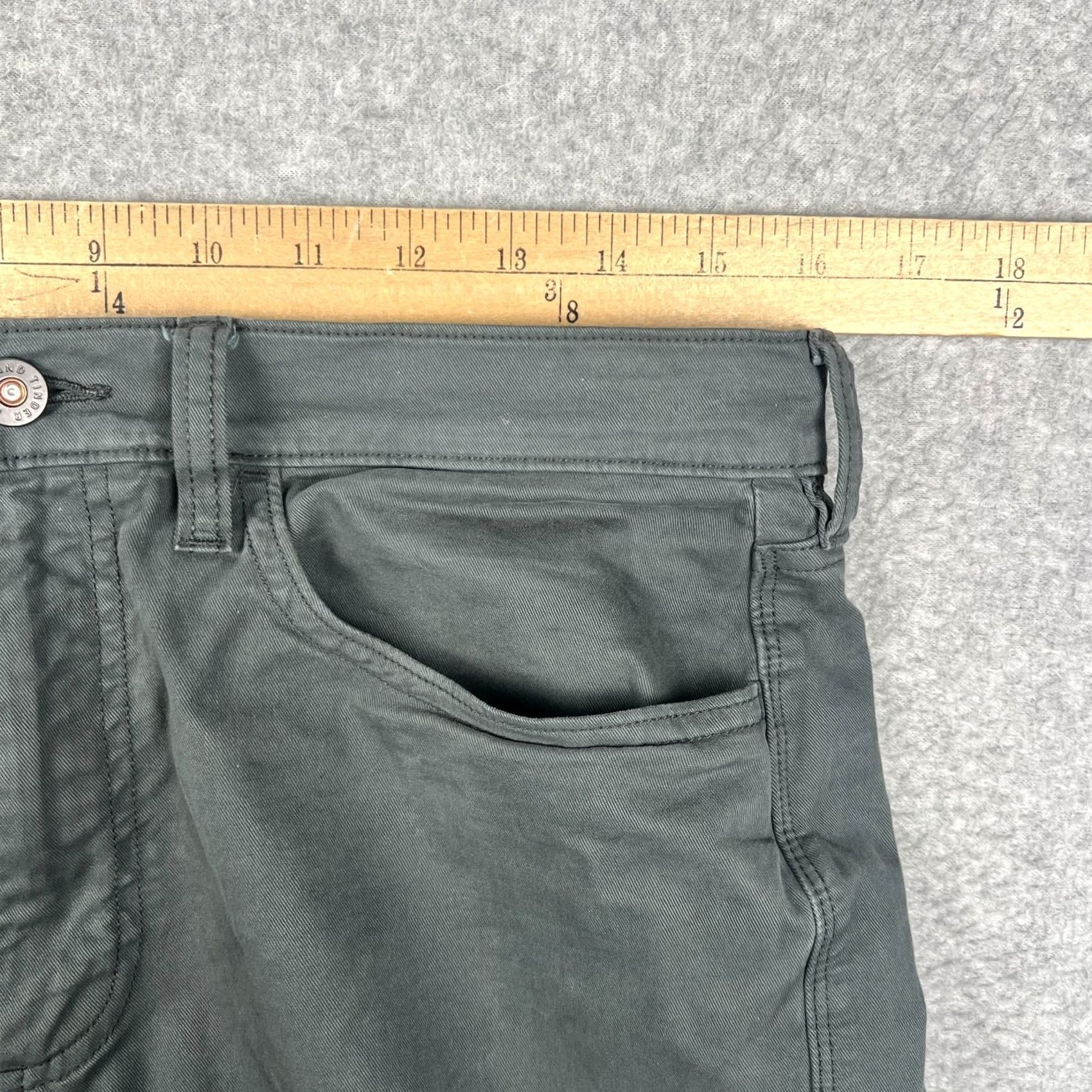 Flint And Tinder Flint & Tinder 365 Pants 30x30 Slim Fit Tapered Stretch Grey Huckberry Mens Size US 30 / EU 46 - 6 Thumbnail