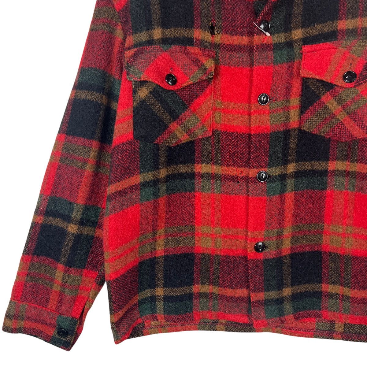 Vintage 50s Vintage wool plaid cpo shirt Jacket Size US M / EU 48-50 / 2 - 4 Thumbnail