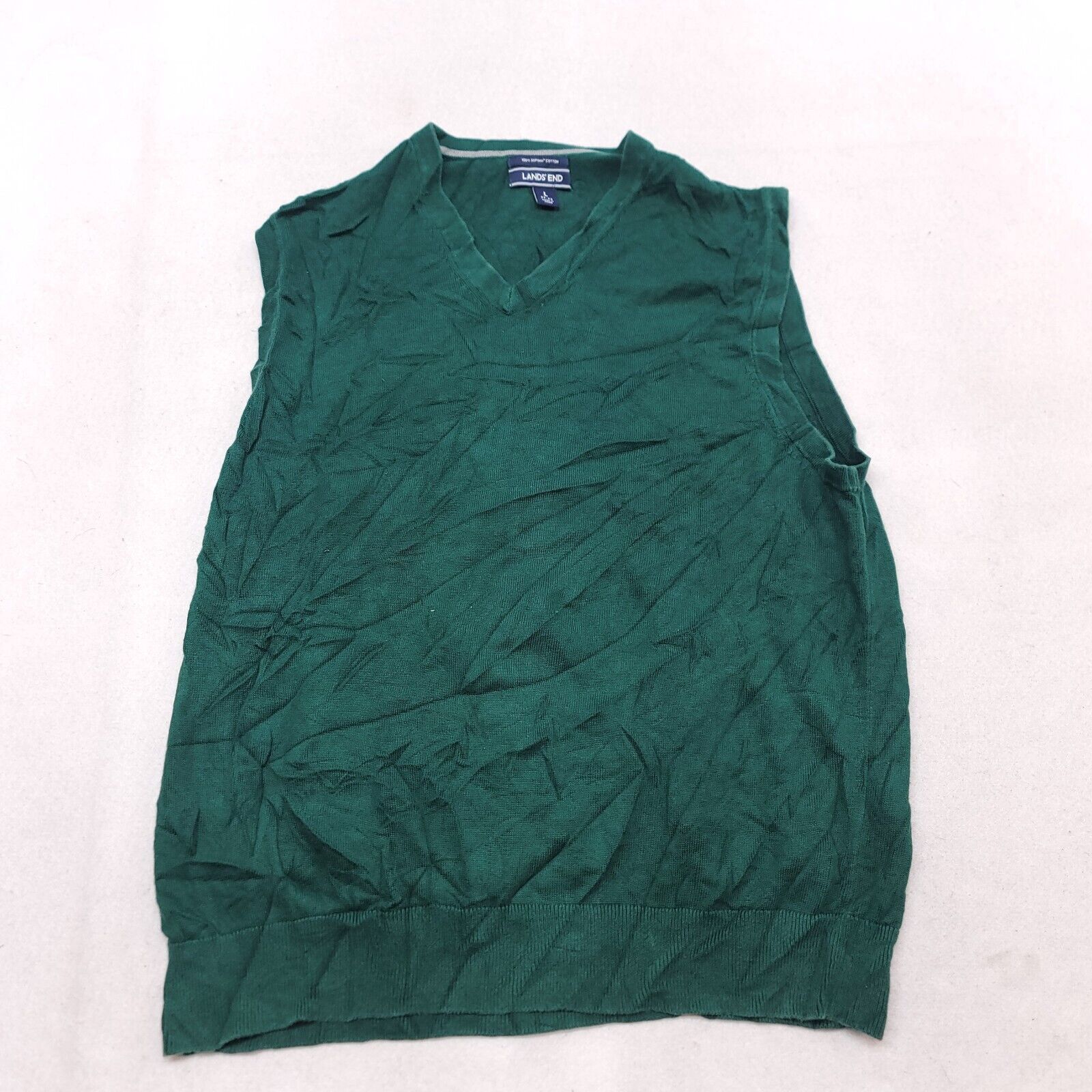 Lands' End Lands End Outdoor Pullover acket Vest Men Size Large L Green Size US L / EU 52-54 / 3 - 2 Thumbnail