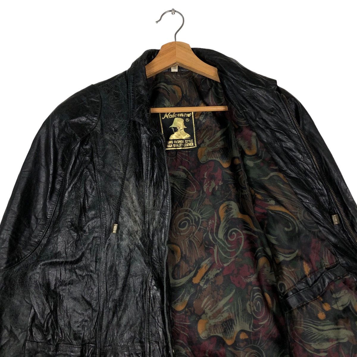Japanese Brand 🔥Vtg Sheepskin Leather Jacket Nabornon Inspire Undercover Size US M / EU 48-50 / 2 - 10 Thumbnail