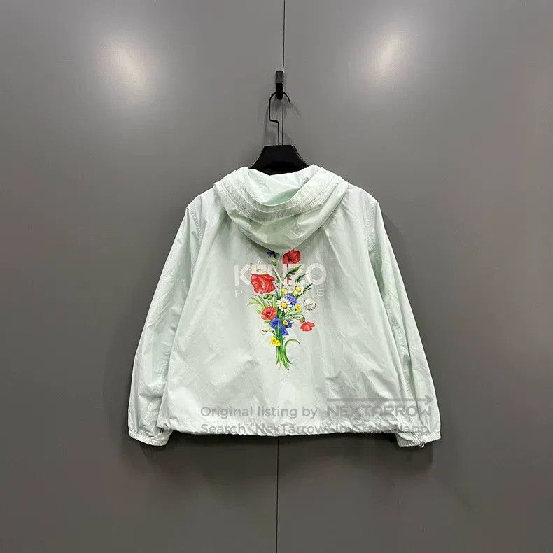 Kenzo Kenzo 25 Fall/Winter floral logo print hooded coat Size XS / US 0-2 / IT 36-38 - 2 Thumbnail