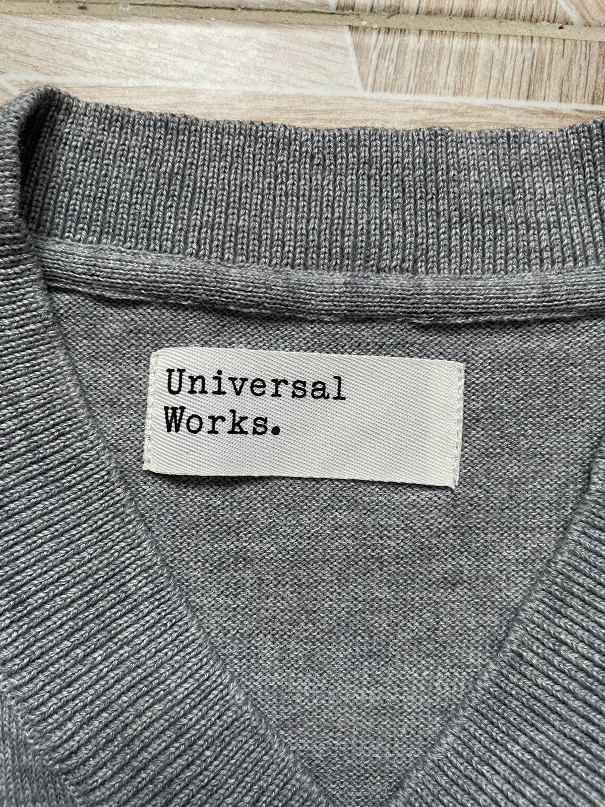 Designer × Universal Works Luxury Rare Designer Universal Works Merino Wool Grey Vest Size US XL / EU 56 / 4 - 7 Thumbnail