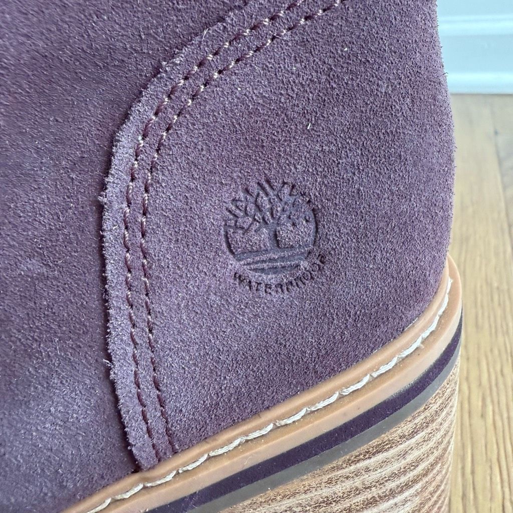 Timberland NWOB Timberland Sienna High Waterproof Mid Boots Dark Purple Size US 8.5 / IT 38.5 - 7 Thumbnail