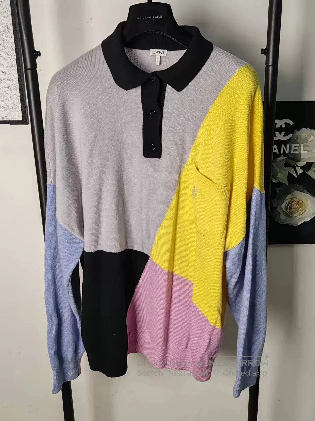 Loewe Loewe Wool Knitted Sweater with Logo. Size US M / EU 48-50 / 2 - 1 Thumbnail