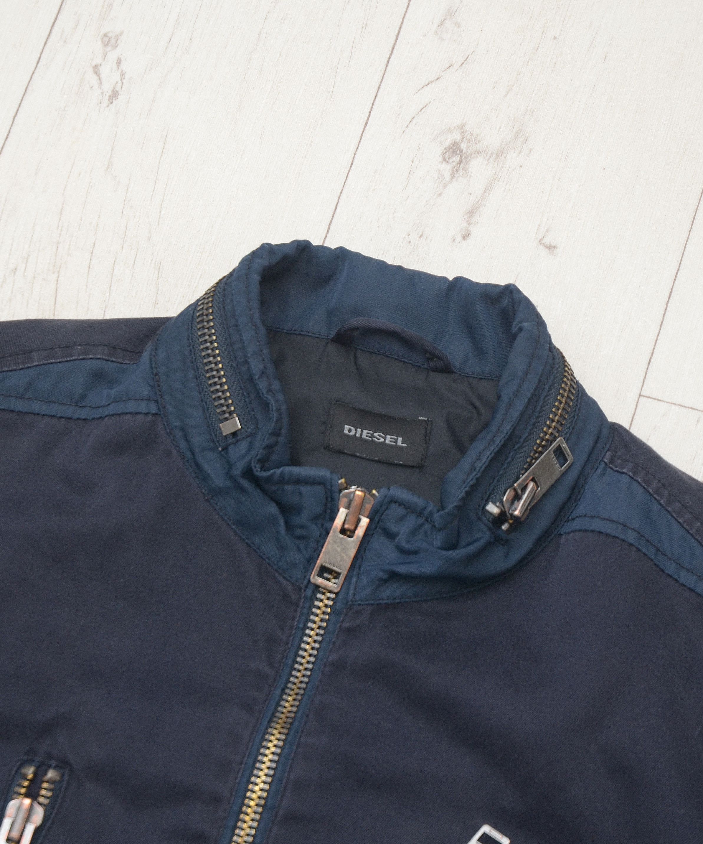 Diesel × Japanese Brand × Vintage Vintage Y2K Diesel MADARA Jeans multi Pocket Jacket Bomber Size US M / EU 48-50 / 2 - 5 Thumbnail