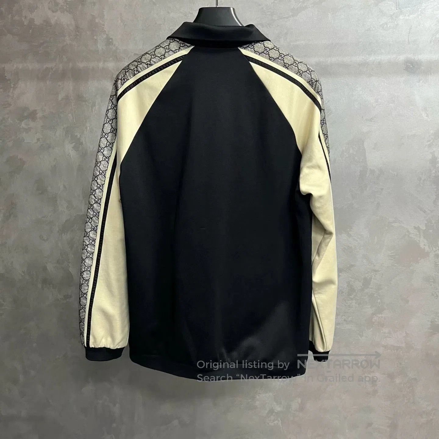 Gucci gucci black retro zip jacket with cream details. Size US S / EU 44-46 / 1 - 2 Thumbnail