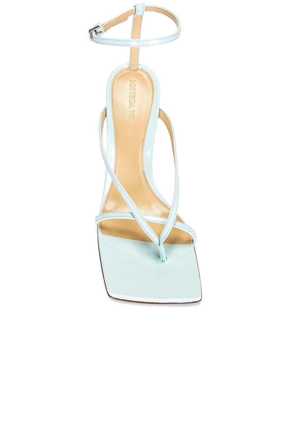 Bottega Veneta o1bcso1str0924 Stretch Strap Sandal in Light Blue Size US 7 / IT 37 - 4 Thumbnail