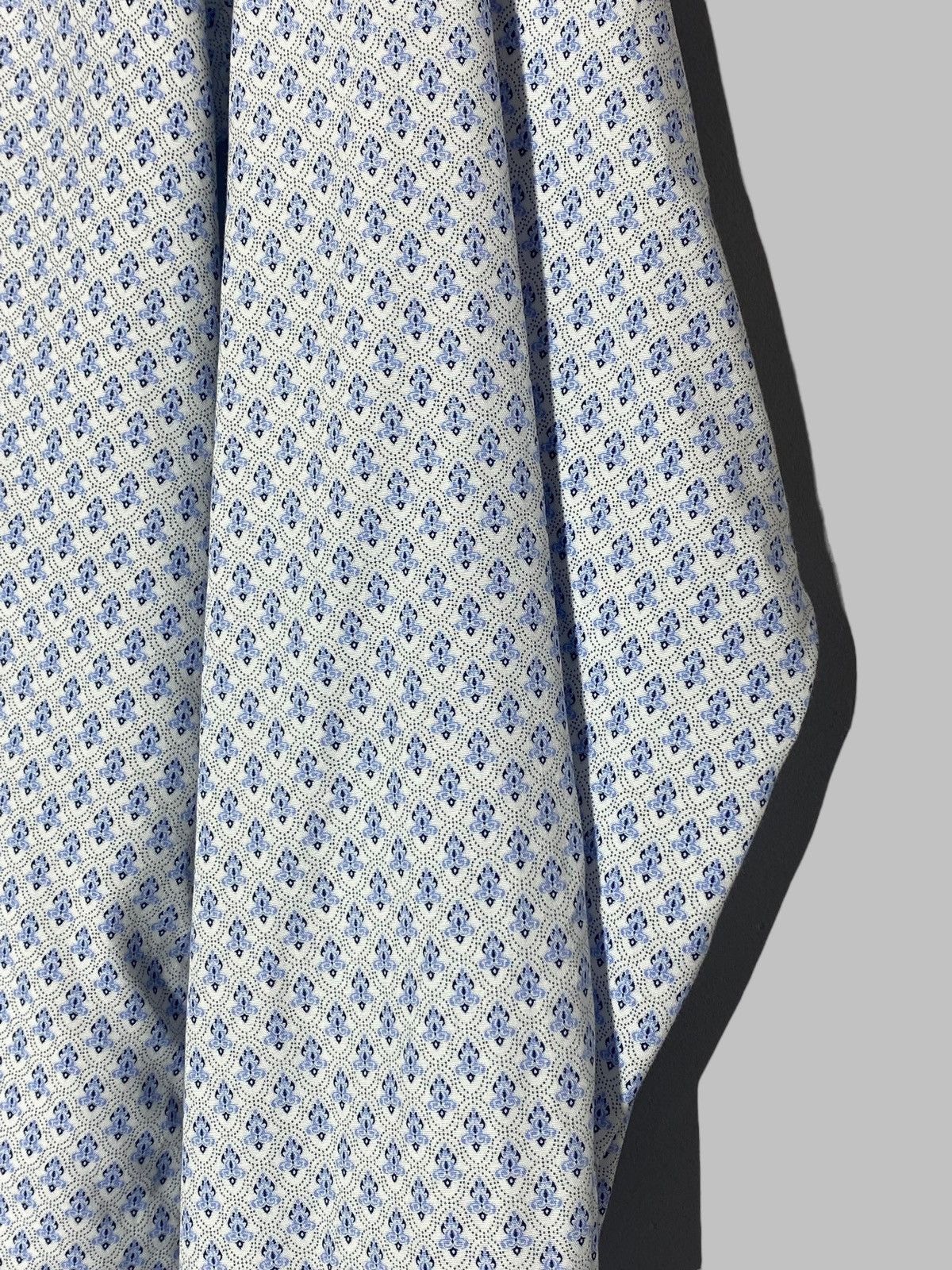 Eton Eton Slim Fit Filigree Pattern Poplin Cotton Shirt Size US M / EU 48-50 / 2 - 7 Thumbnail