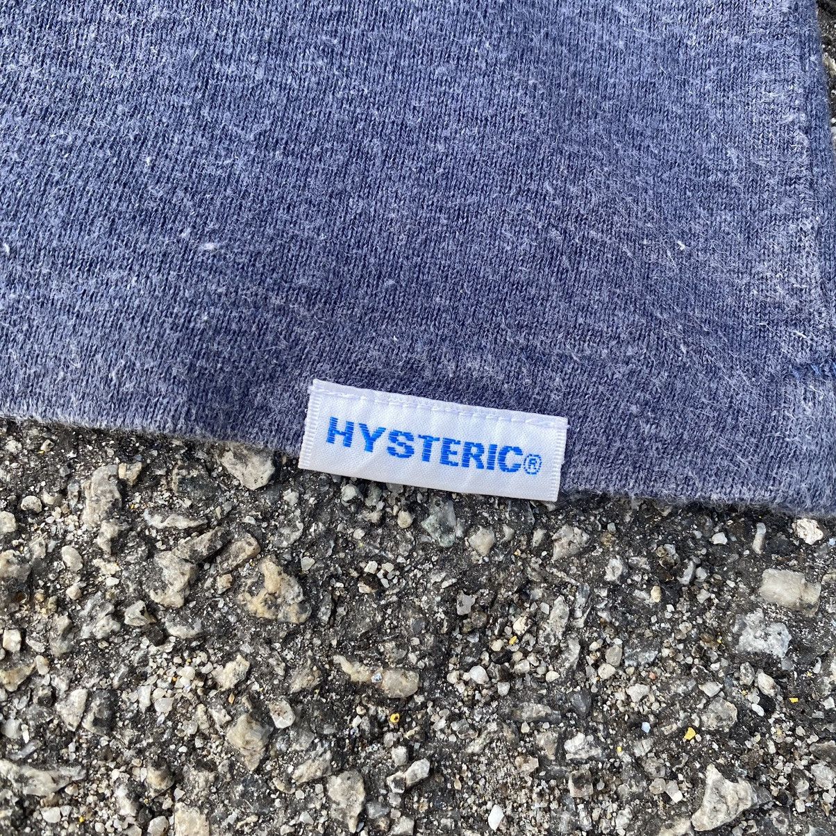 Hysteric Glamour Hysteric Glamour Vintage Blue Black Short Sleeve Tshirt Size US M / EU 48-50 / 2 - 13 Thumbnail