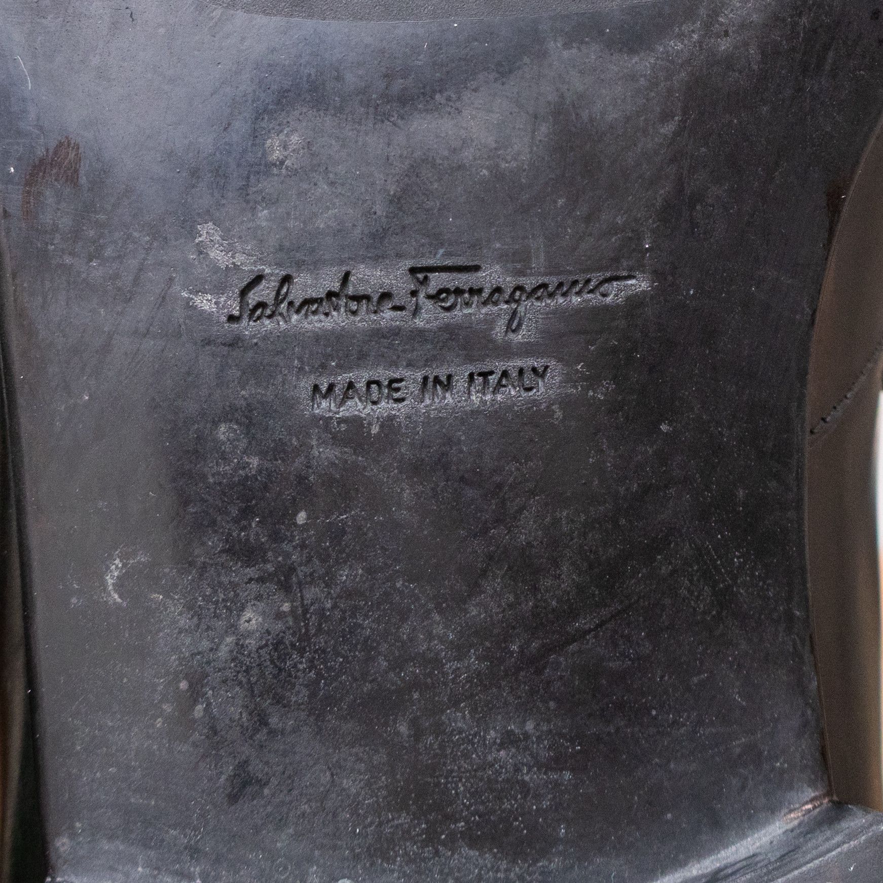 Salvatore Ferragamo Salvatore Ferragamo Black Leather Horsebit Loafers Sz US9.5 Size US 9.5 / EU 42-43 - 10 Thumbnail
