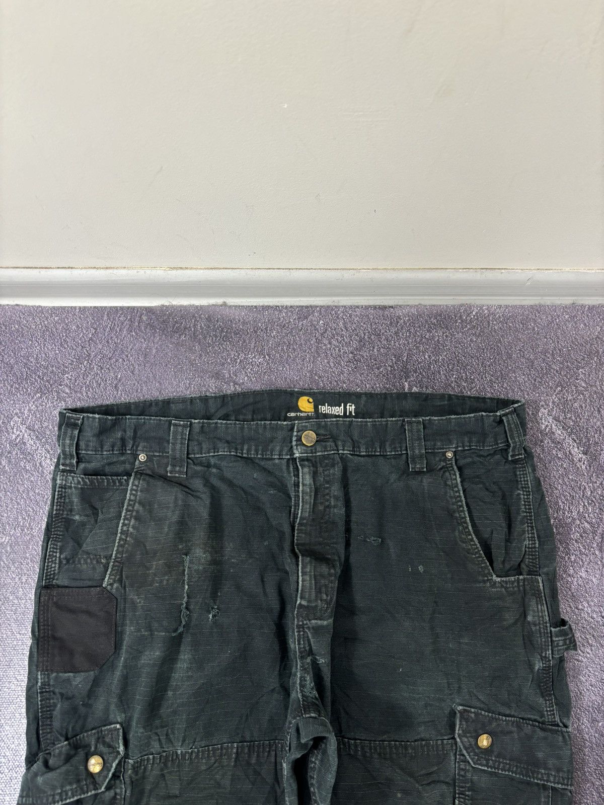 Carhartt Vintage Carhartt USA Dark Green Work Hype Baggy Cargo Pants Size US 40 / EU 56 - 17 Thumbnail