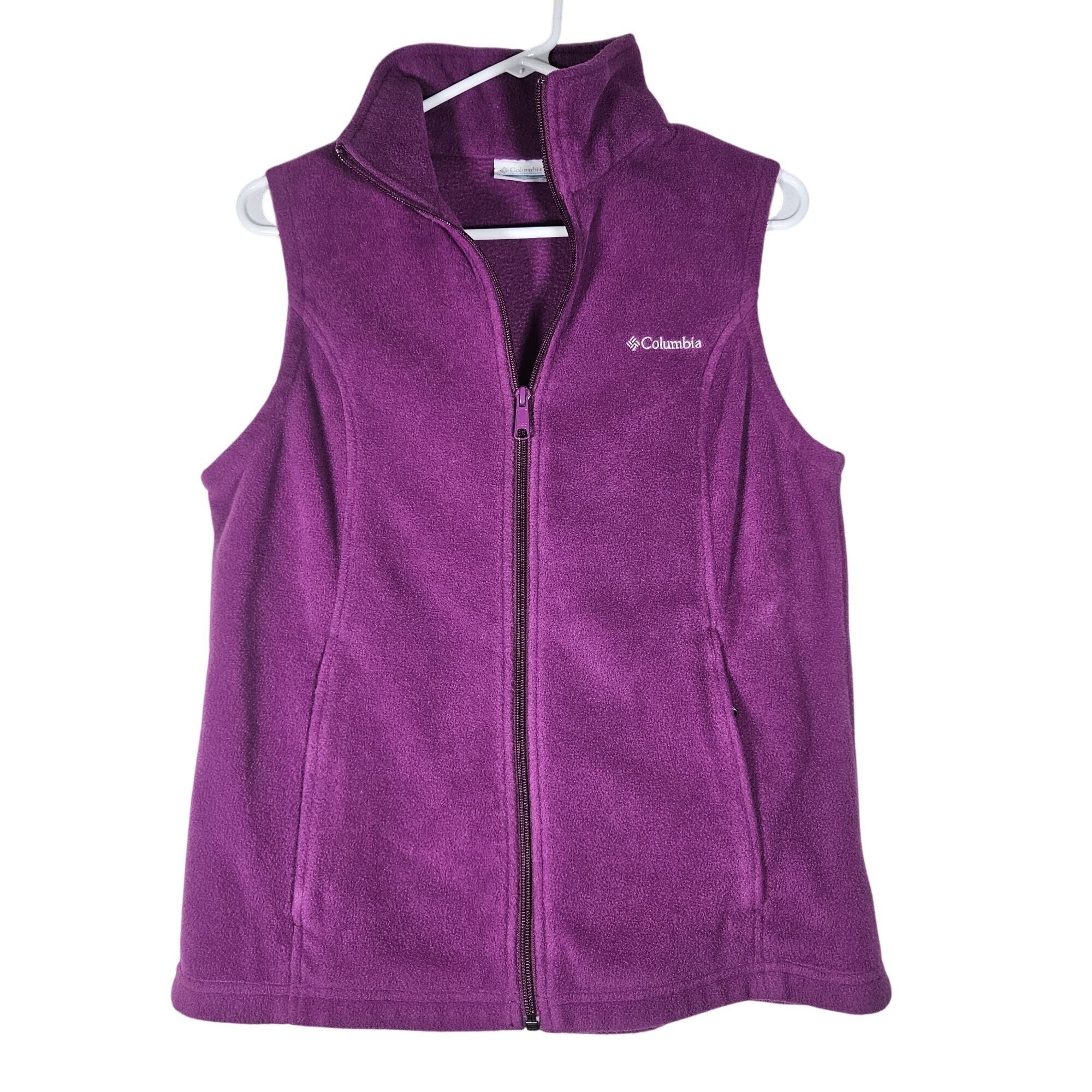 Columbia Columbia Women Fleece Vest Purple M Outdoor Hiking Clean Gir Size M / US 6-8 / IT 42-44 - 2 Thumbnail