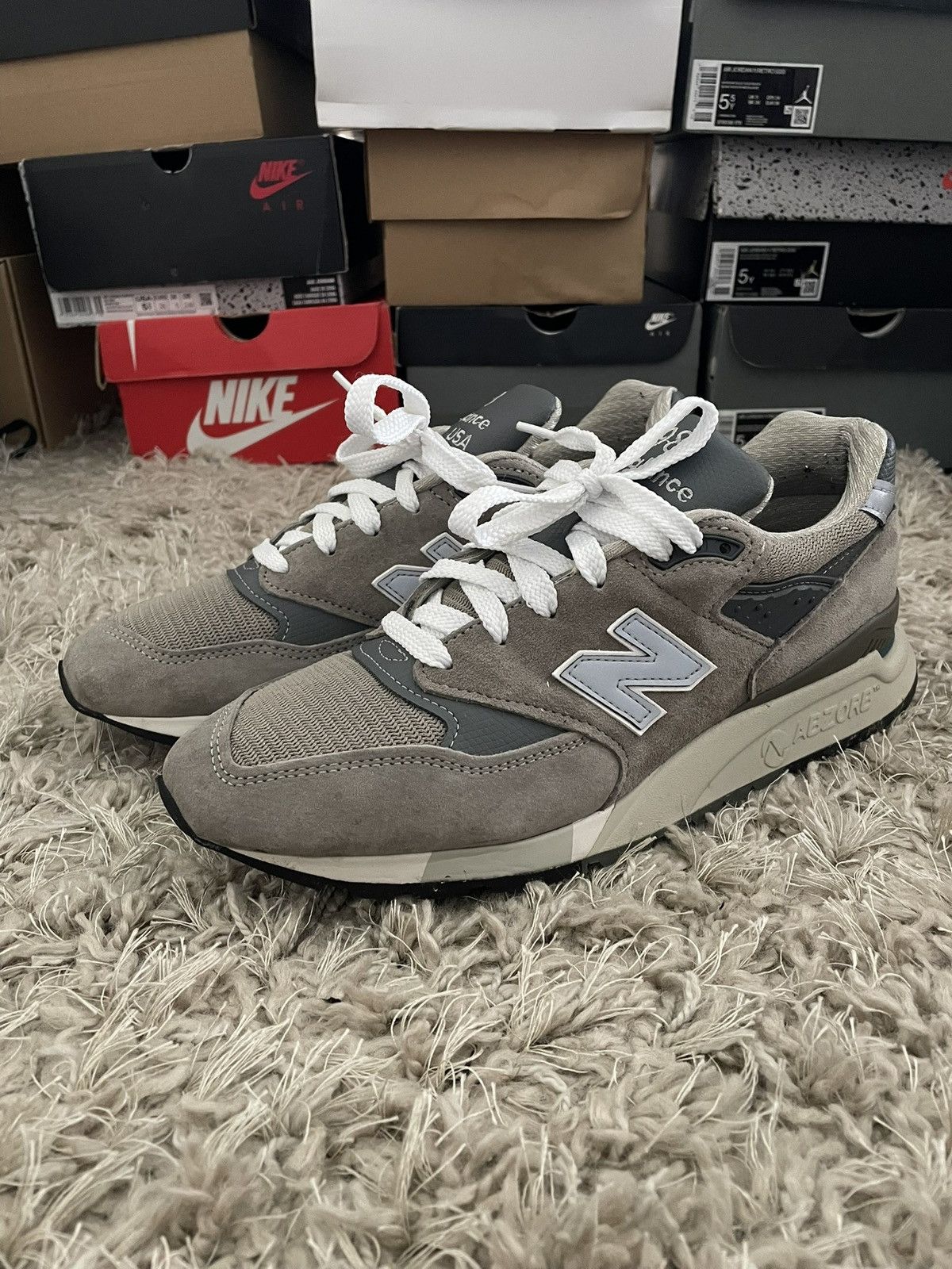 New Balance 996 Made in USA Grey Silver