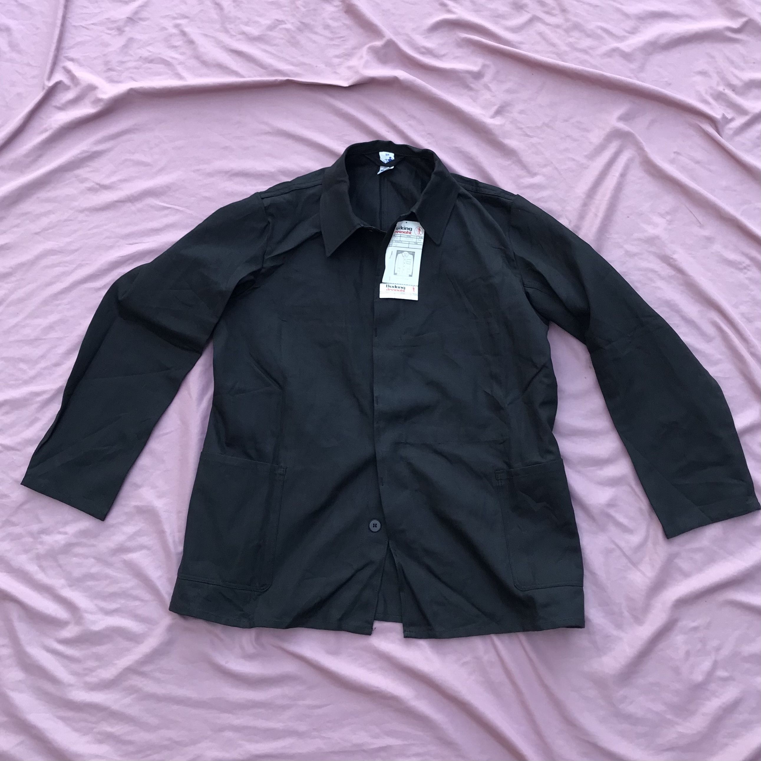 Other RARE NWT BLACK HBT MOLESKIN CHORE JACKET Size US L / EU 52-54 / 3 - 3 Thumbnail