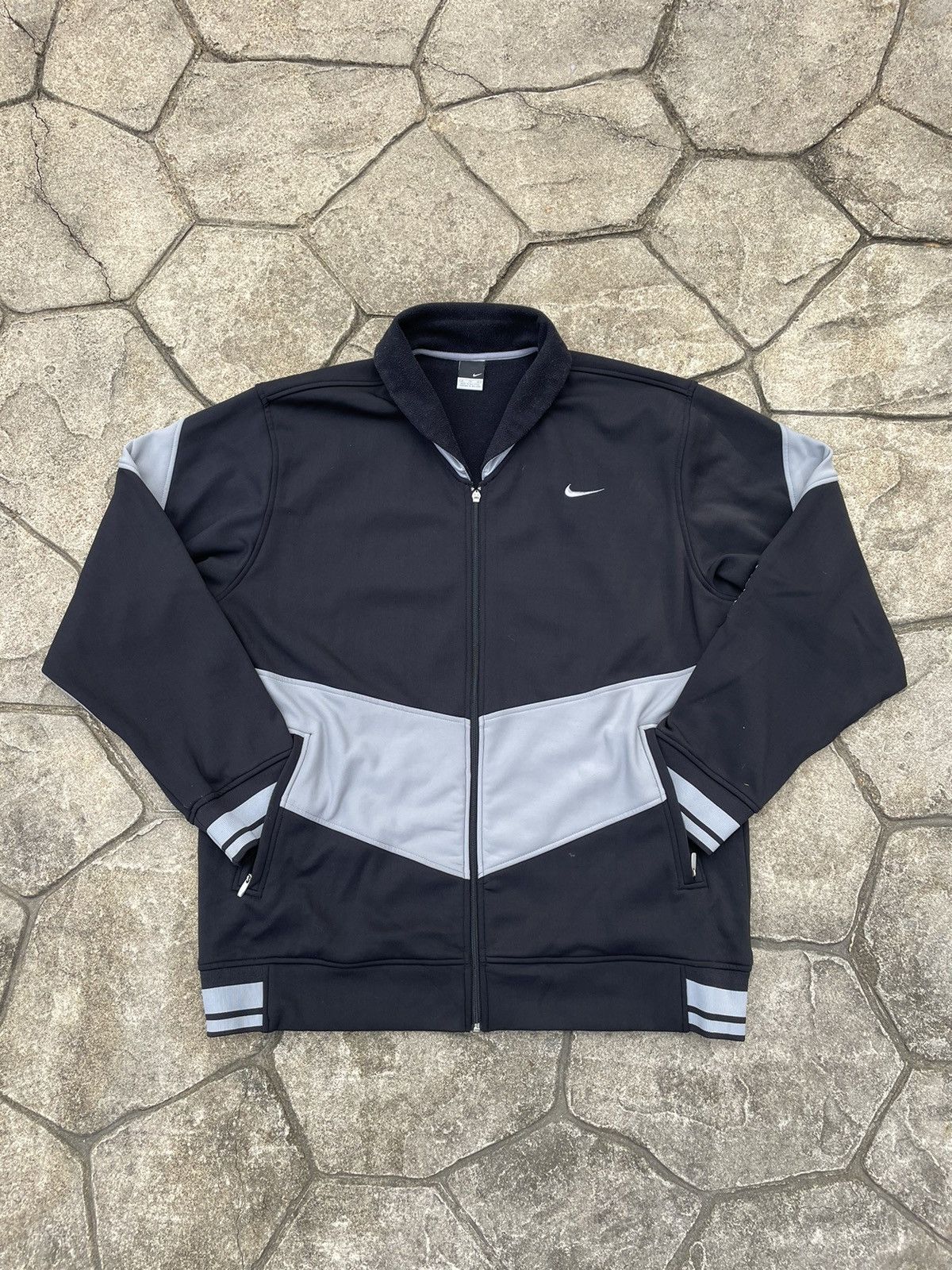 Nike Y2K Nike HoopTech Zip Up Sweatshirt Size US XL / EU 56 / 4 - 1 Thumbnail