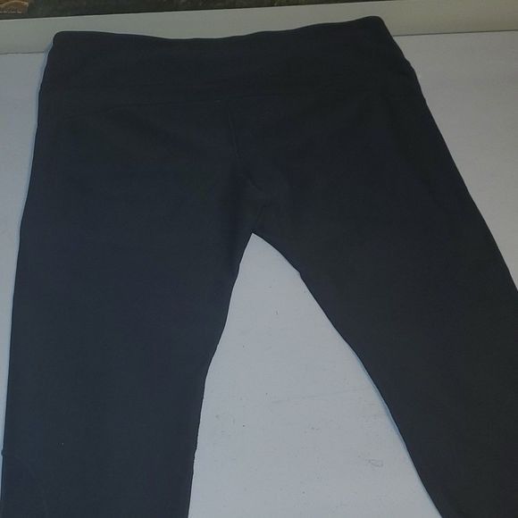 Avia Avia Black w Design and See-thru calf Sz. 2XL Leggings Size 38" / US 16 / IT 52 - 5 Thumbnail