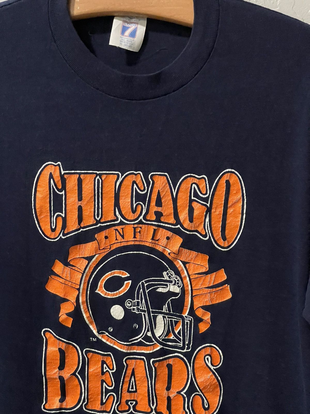 Logo 7 Vintage Logo 7 Chicago Bears Logo SS Shirt Size Medium Size US M / EU 48-50 / 2 - 2 Thumbnail
