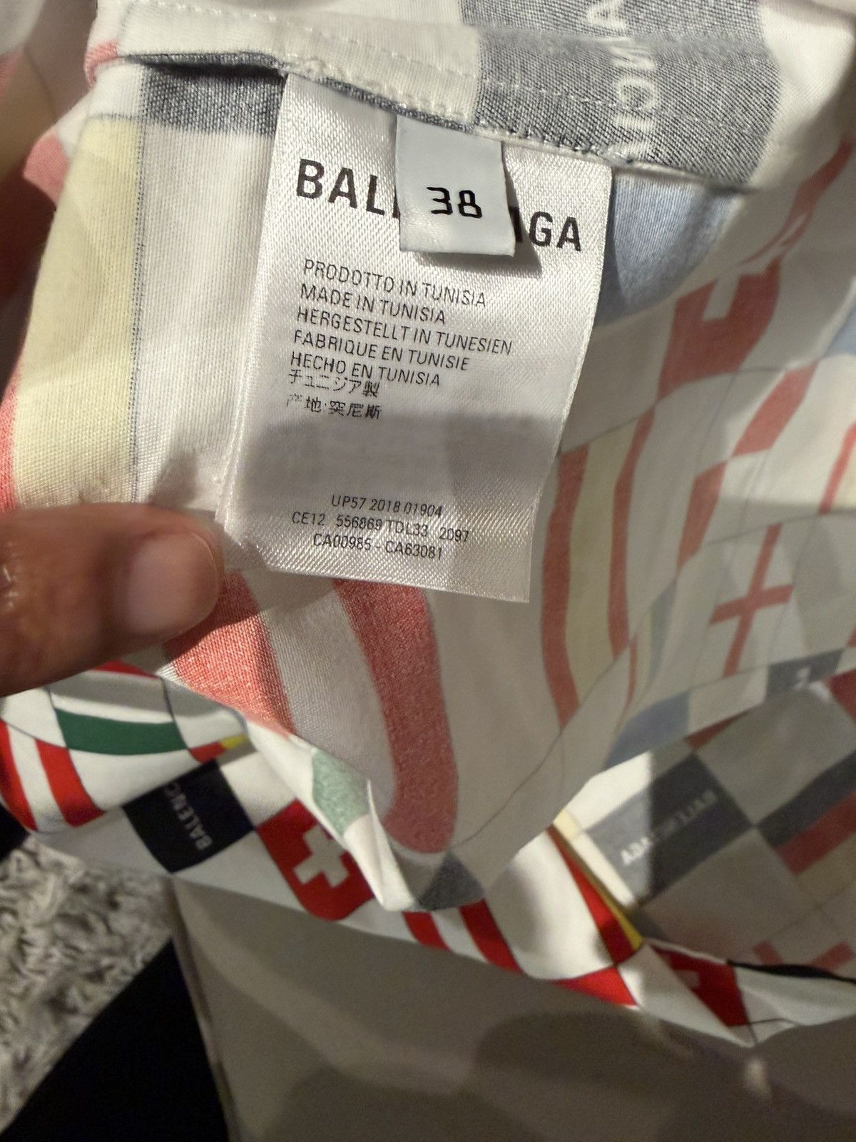 Balenciaga Balenciaga multicolored check Poplin shirt Size US M / EU 48-50 / 2 - 7 Thumbnail