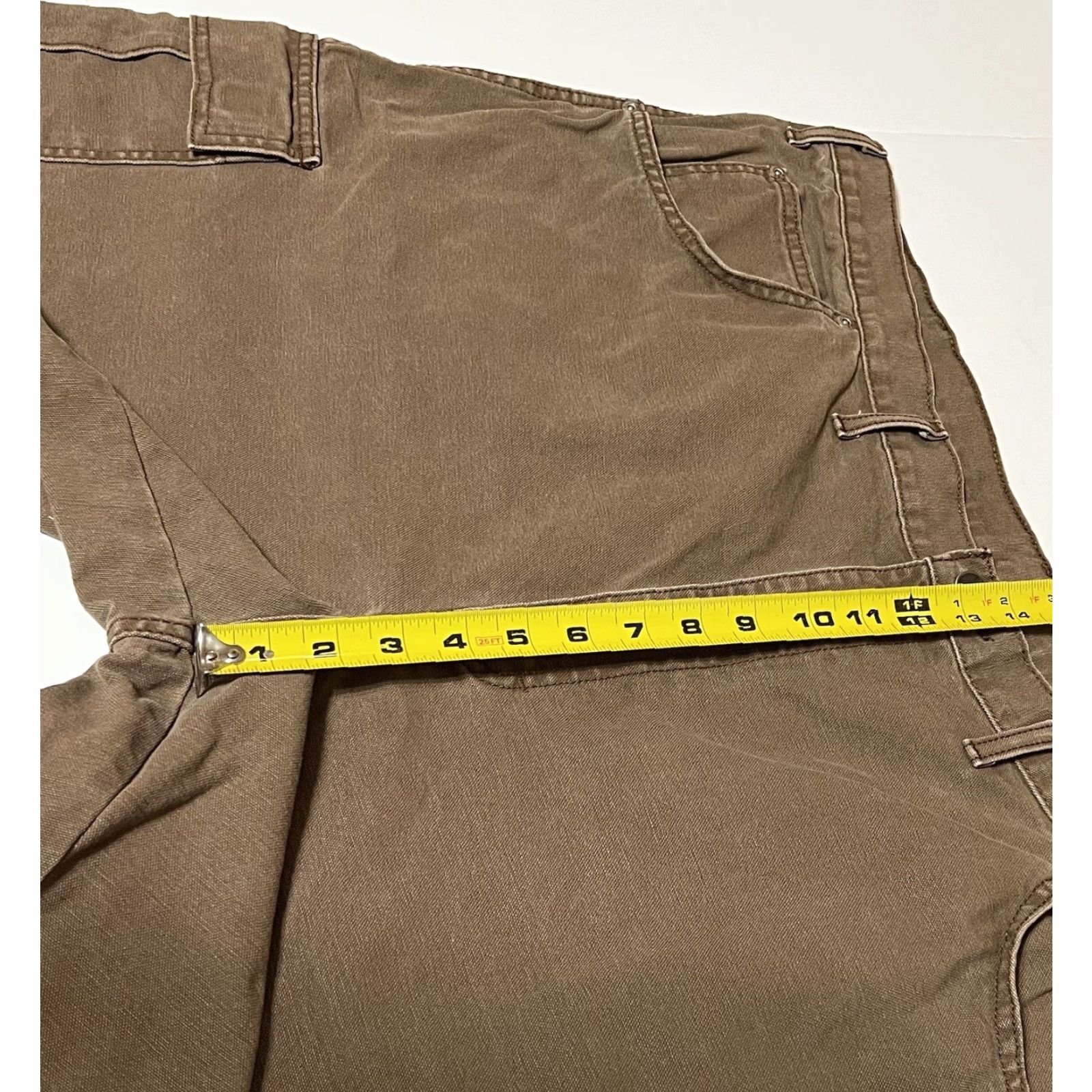 Dickies Dickies Mens Canvas Cargo Work Shorts 44x13 Brown Size US 44 / EU 60 - 4 Thumbnail