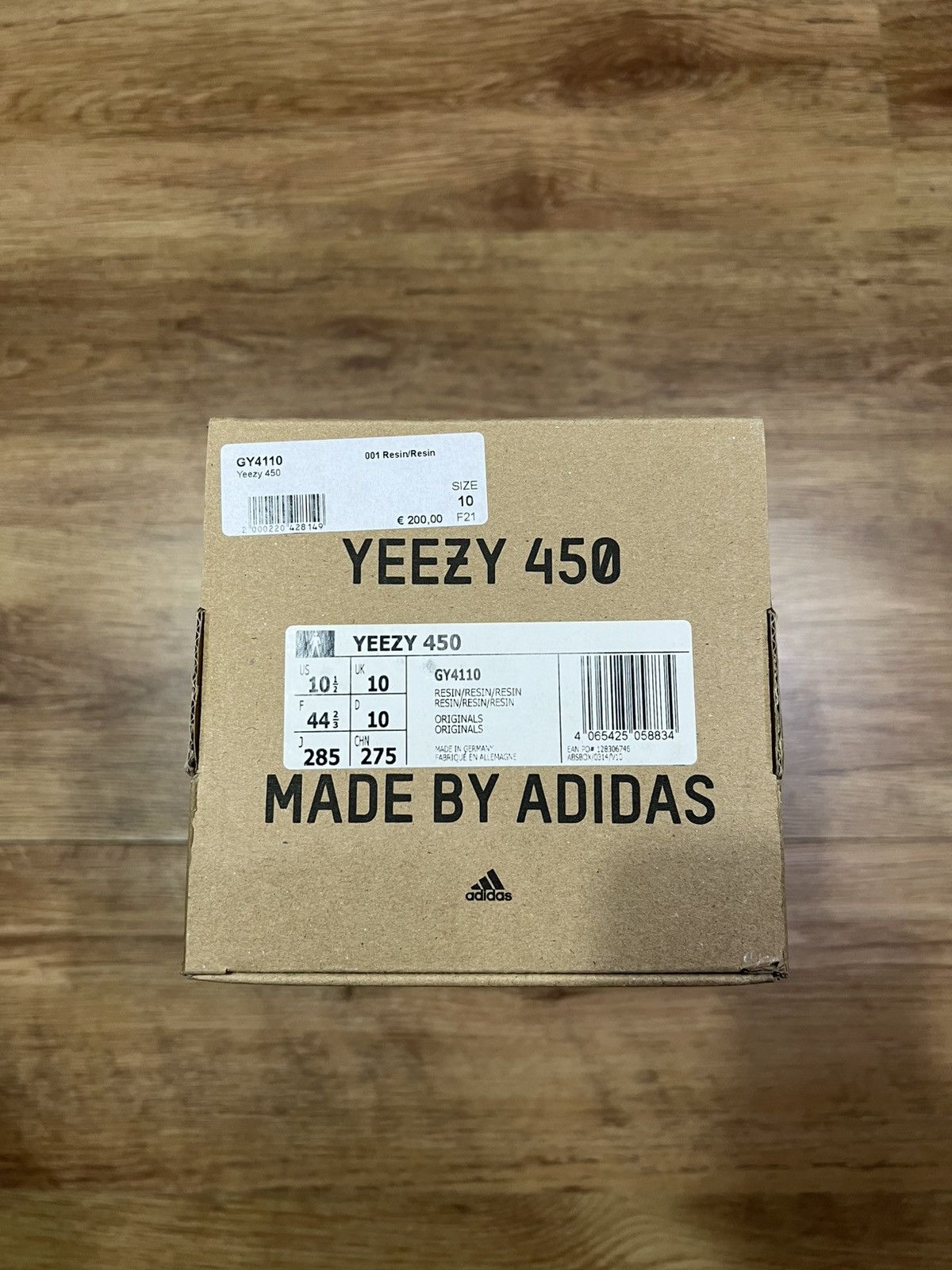 Adidas Adidas Yeezy 450 Resin Size US 10.5 / EU 43-44 - 10 Thumbnail