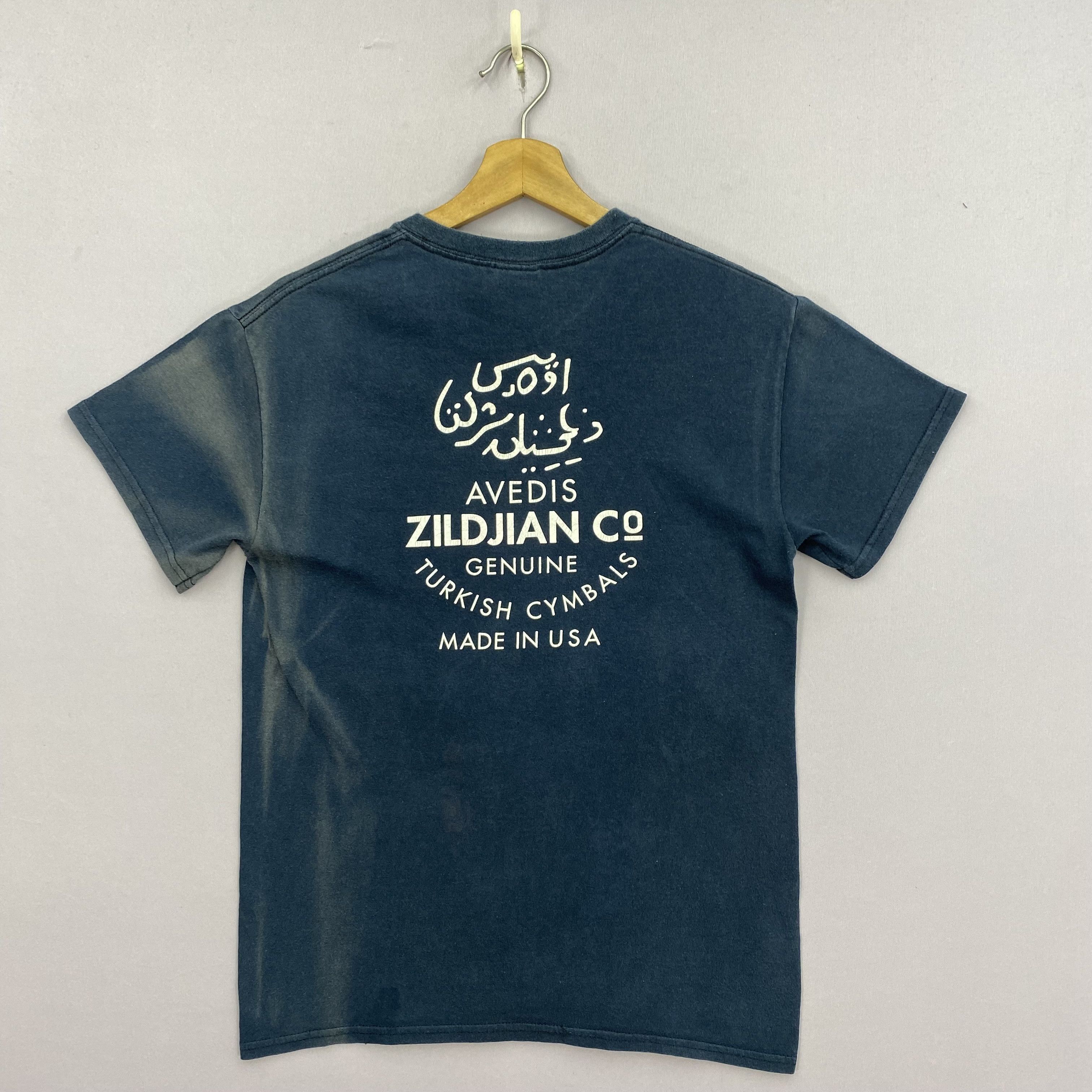 Vintage Vintage 90s Zildjian T-Shirt Faded Crewneck Tees Size US S / EU 44-46 / 1 - 2 Thumbnail