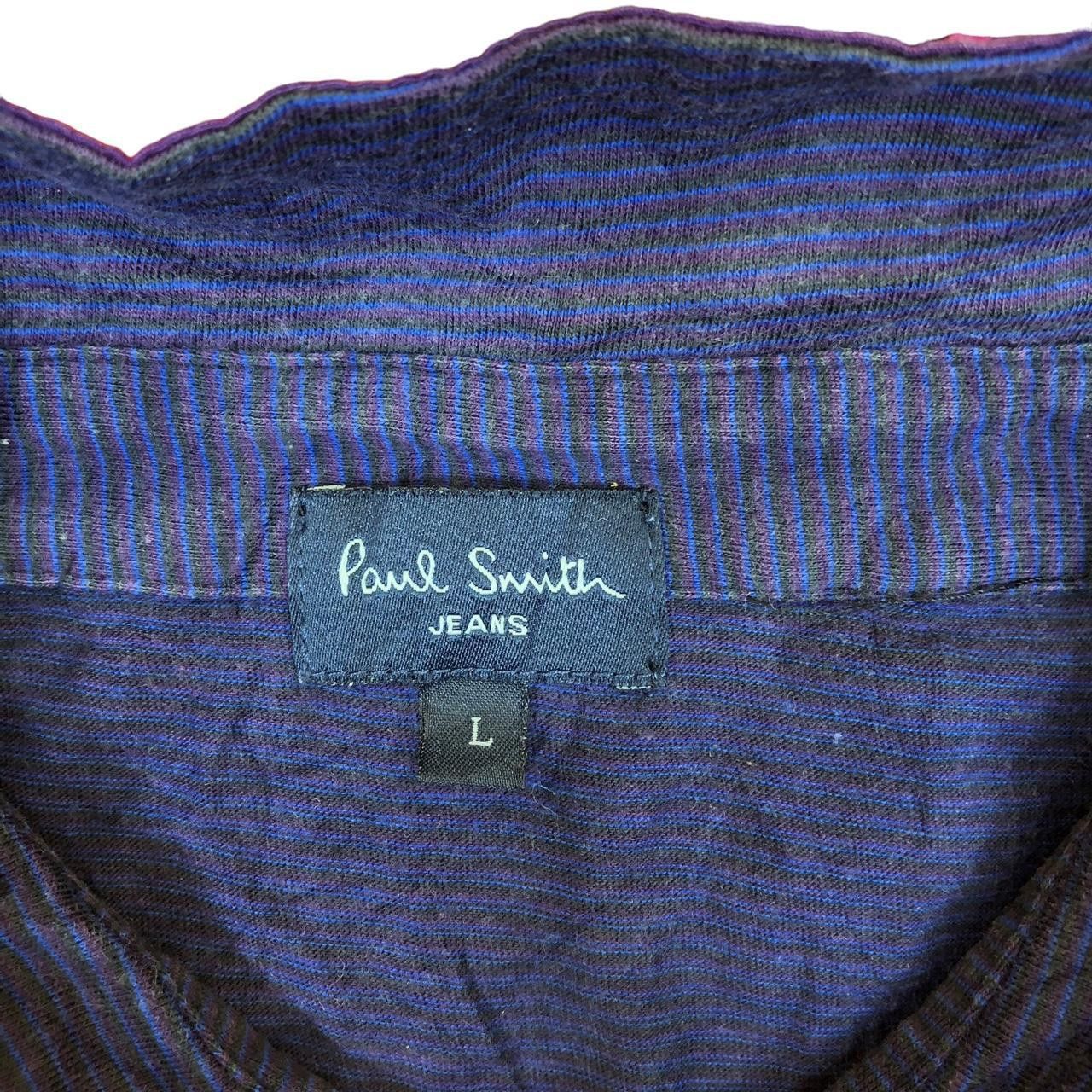 Paul Smith PAUL SMITH LONDON Jeans Collection Striped Polo Tee Shirt Size L / US 10 / IT 46 - 5 Thumbnail