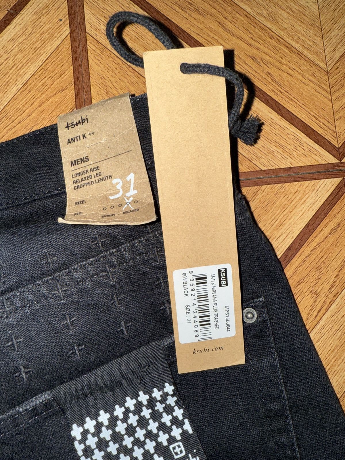 Ksubi Anti K Nirvana Plus Trashed Size US 31 - 3 Thumbnail