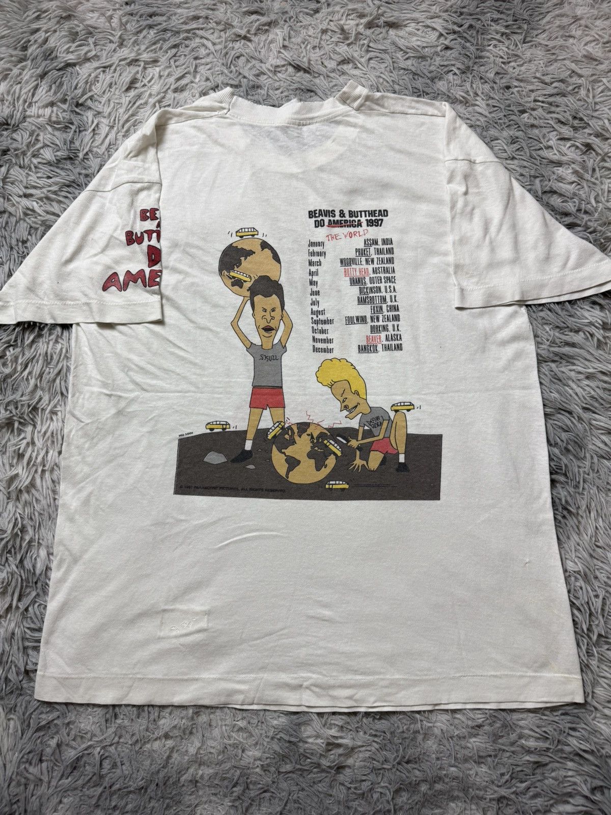 Vintage Vintage Beavis & Butthead Do America 1997 Distressed Size US L / EU 52-54 / 3 - 6 Thumbnail
